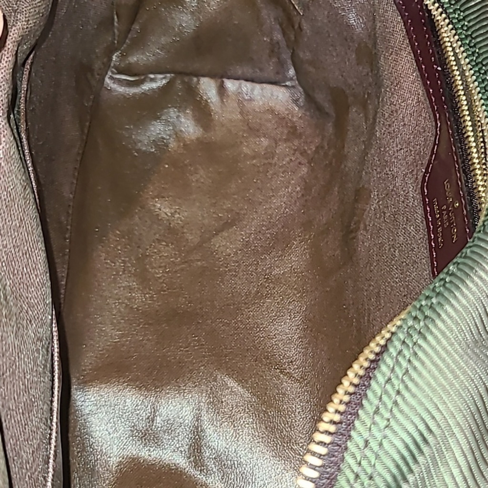 Louis Vuitton Tiaga Palana toiletry bag brown to green ombre color - Picture 10 of 16